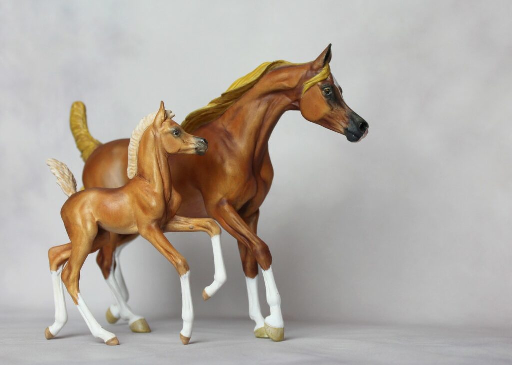 Golden et Litlle Lady D'Amghar Modélisme Equin